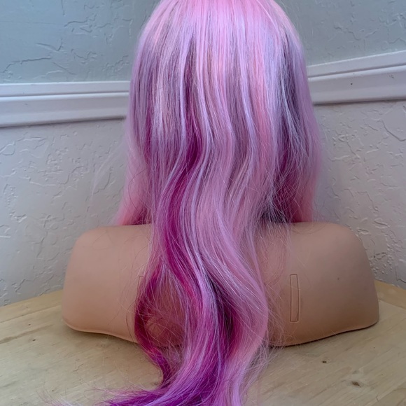 Pink & Magenta Wig - Picture 5 of 9